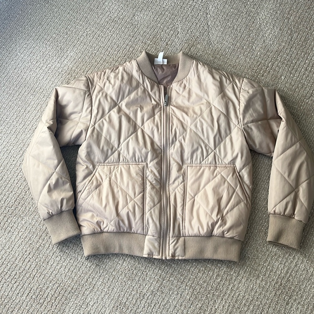 Zella quilted bomber jacket